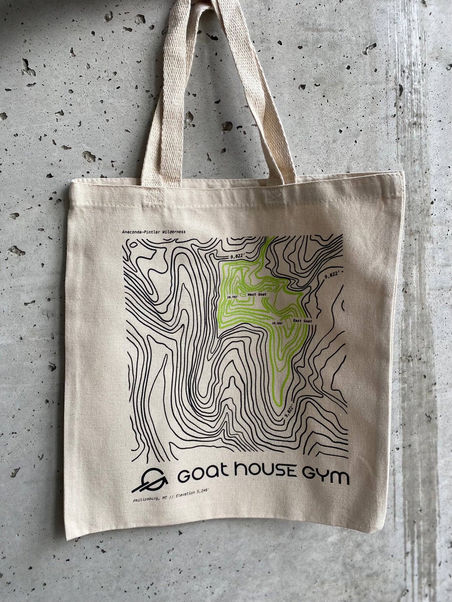Topography Tote Bag