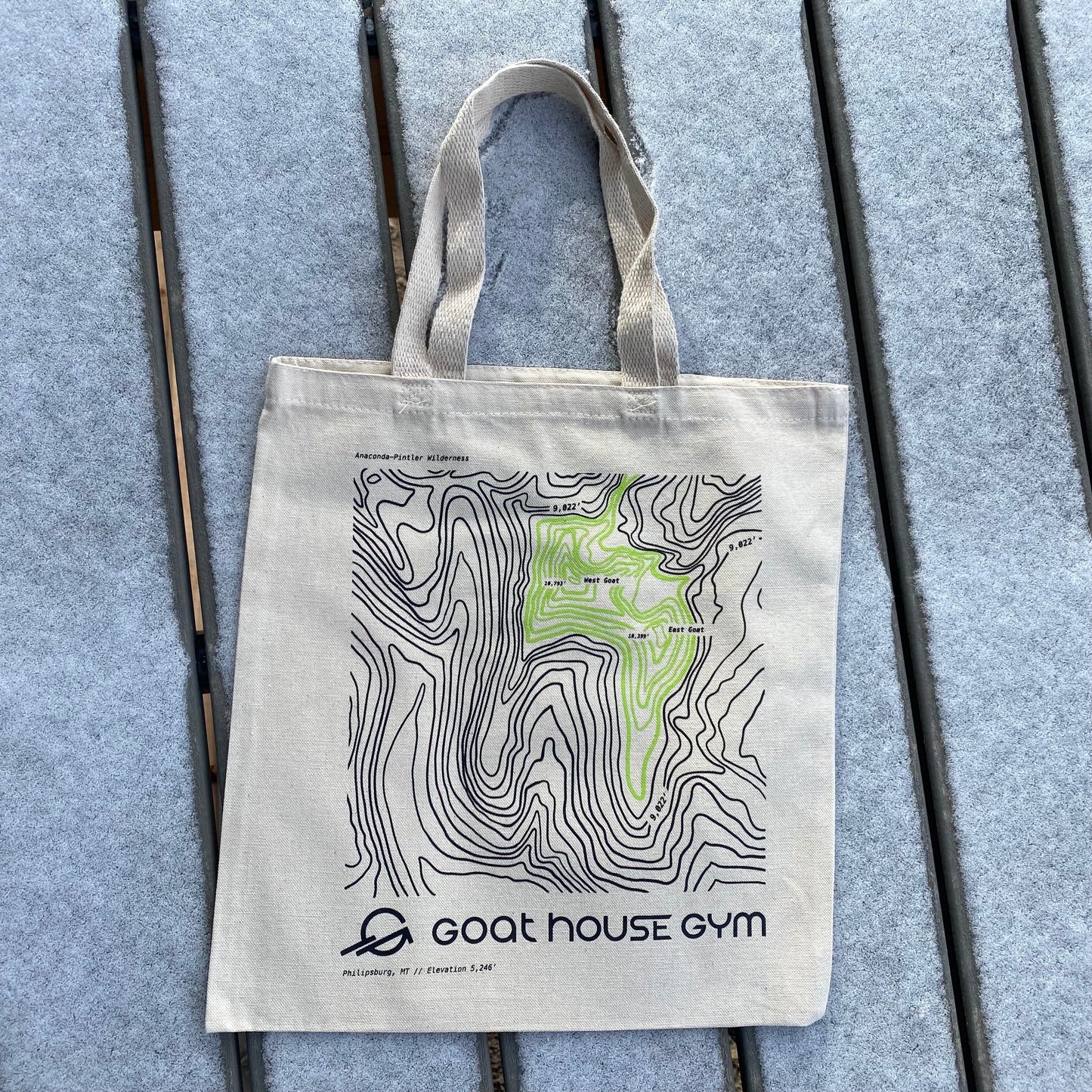 Topography Tote Bag